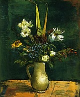  Strauß mit Margeriten, 1931 oder früher, Öl auf Leinwand, 73x60 cm, WV 153, court. Giese & Schweiger, Kunsthandel, Wien