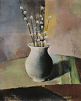 Palmkätzchen, 1927, Öl auf Leinwand, 54,5x46 cm, WV 29, Leopold Museum, Wien