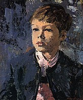 Mein Sohn, 1968, Öl auf Hartplatte, WV694