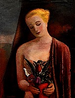 Blondes Mädchen (I), 1929, Öl, WV 88 (Reproduktion)