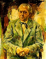 Architekt Prof. Clemens Holzmeister, um 1937, Öl auf Leinwand, 90x72 cm, WV 342, Salzburger Museum, Carolino Augusteum